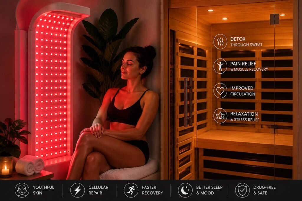 Red Light Therapy & Infrared Sauna Benefits in Cooper City